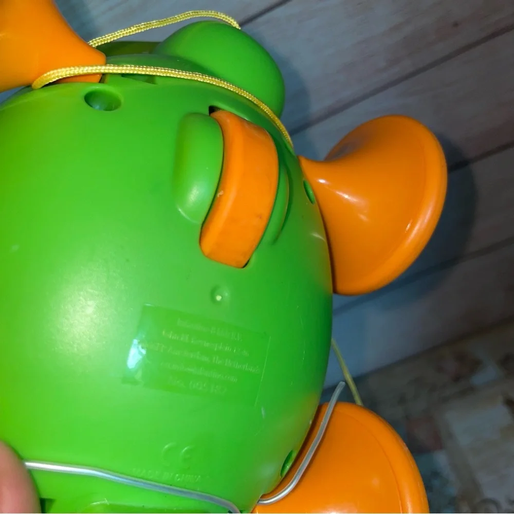 B kids Sensory Senso Snail Pull Stacking 9+ month Baby Toy learning play turtle*
